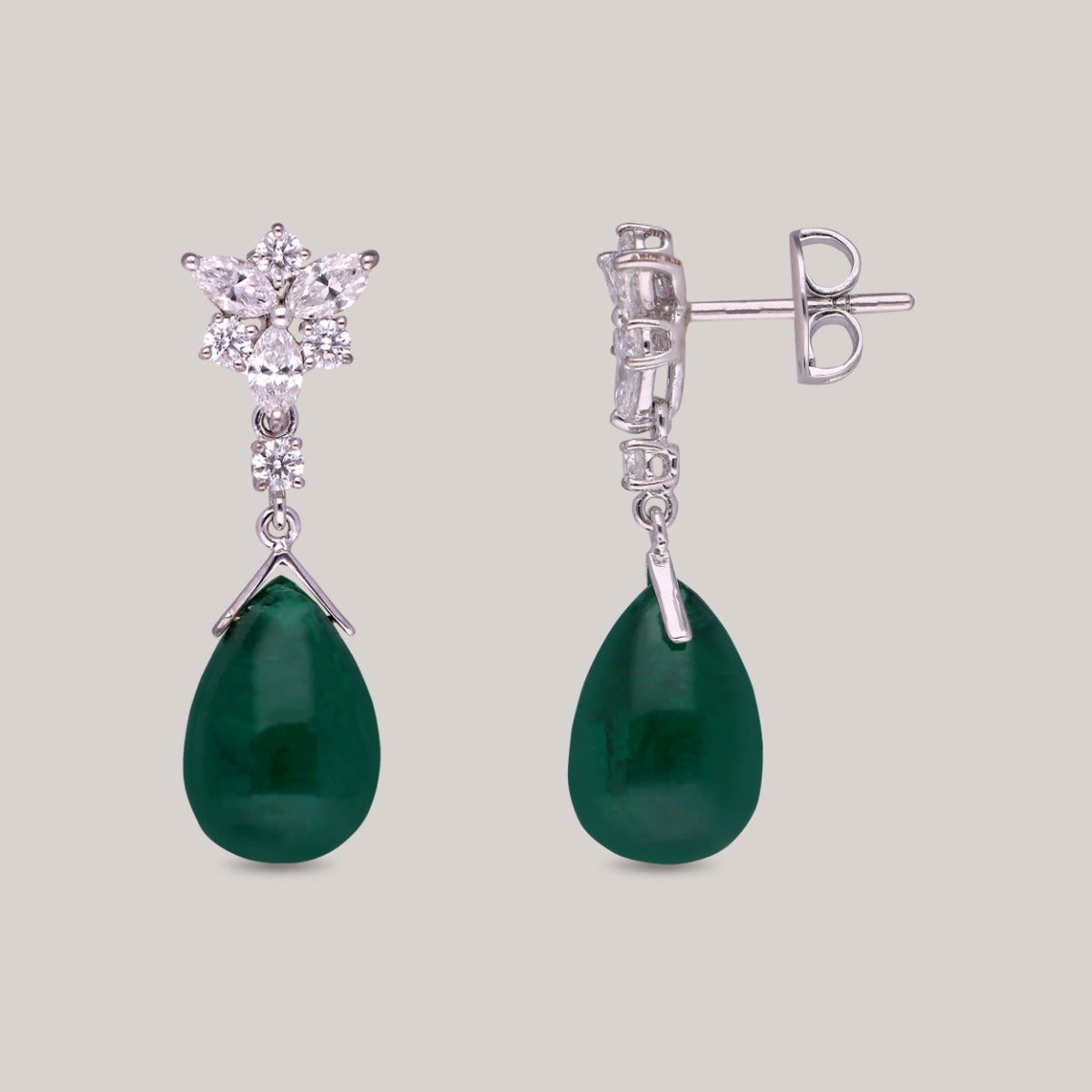 Celestial Drop Diamond Earrings