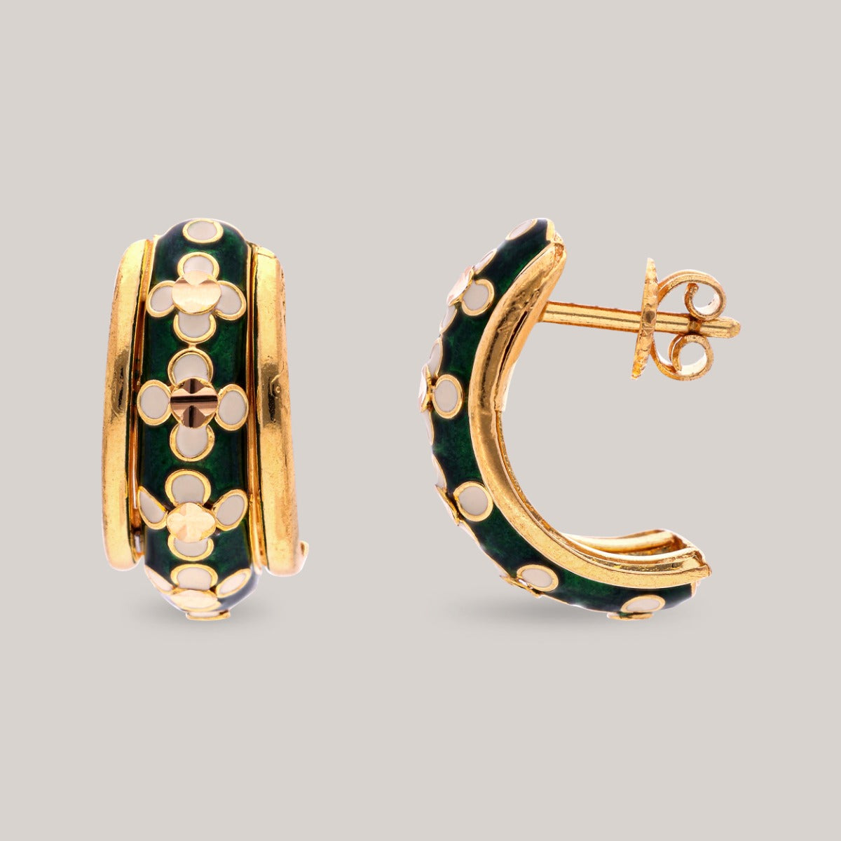 Secret Garden Gold Earrings