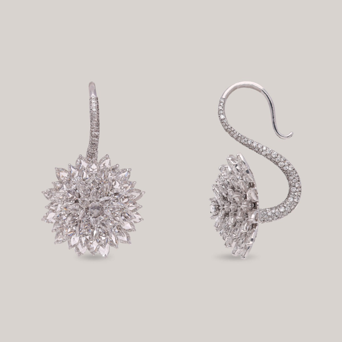 Bloom Spark Diamond Earrings