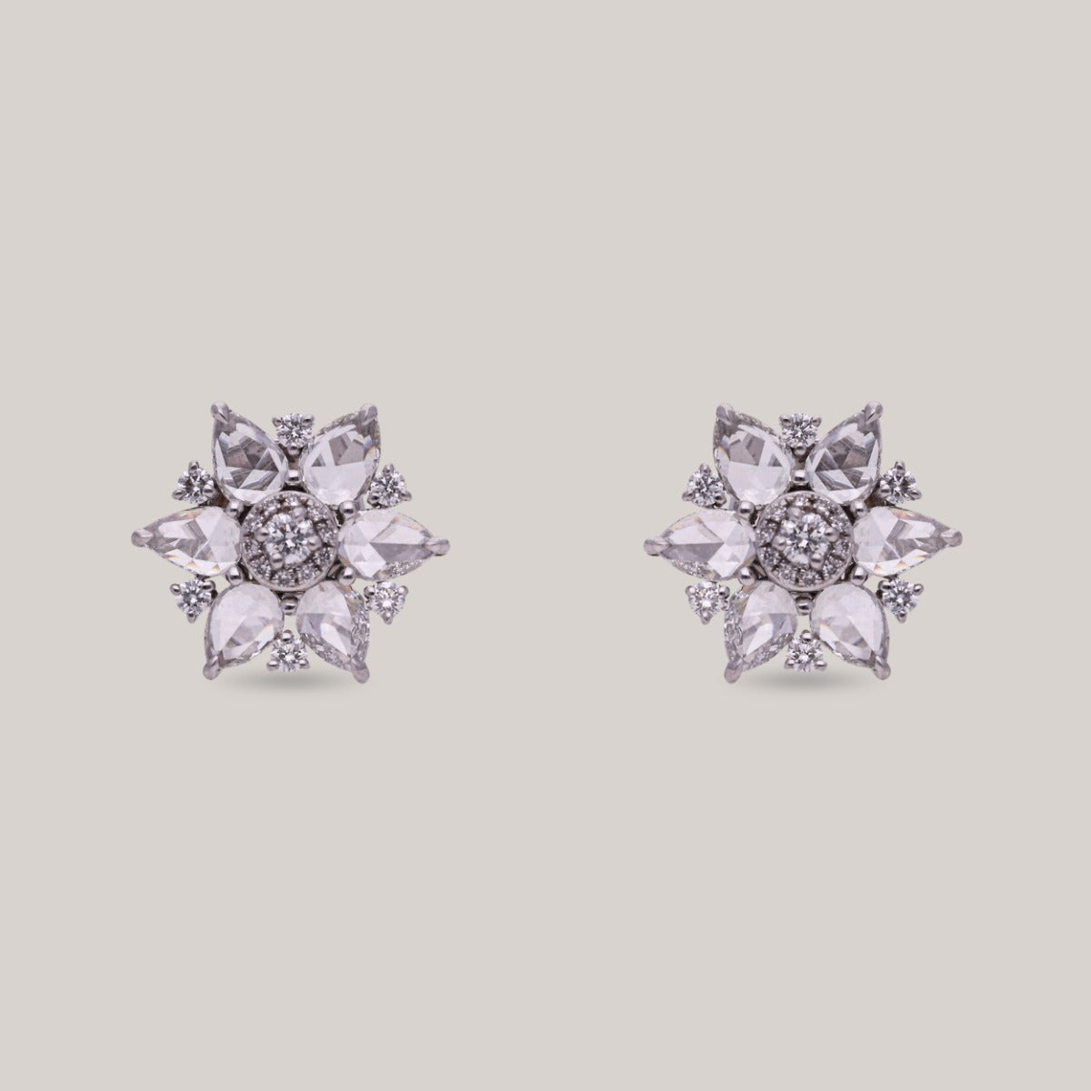 Celestial Starburst Diamond Earrings