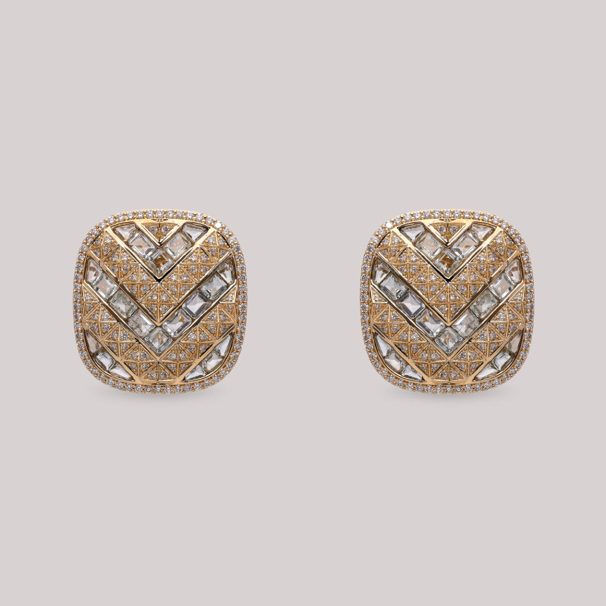 Empire Gleam Diamond Earrings