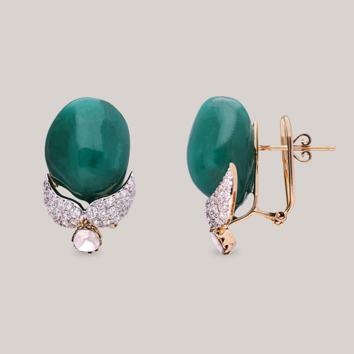 Verdant Grace Diamond Earrings