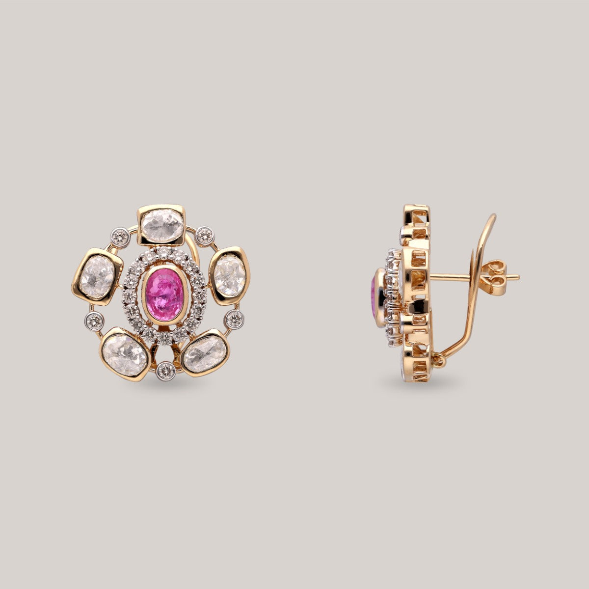 Blossom Burst Diamond Earrings