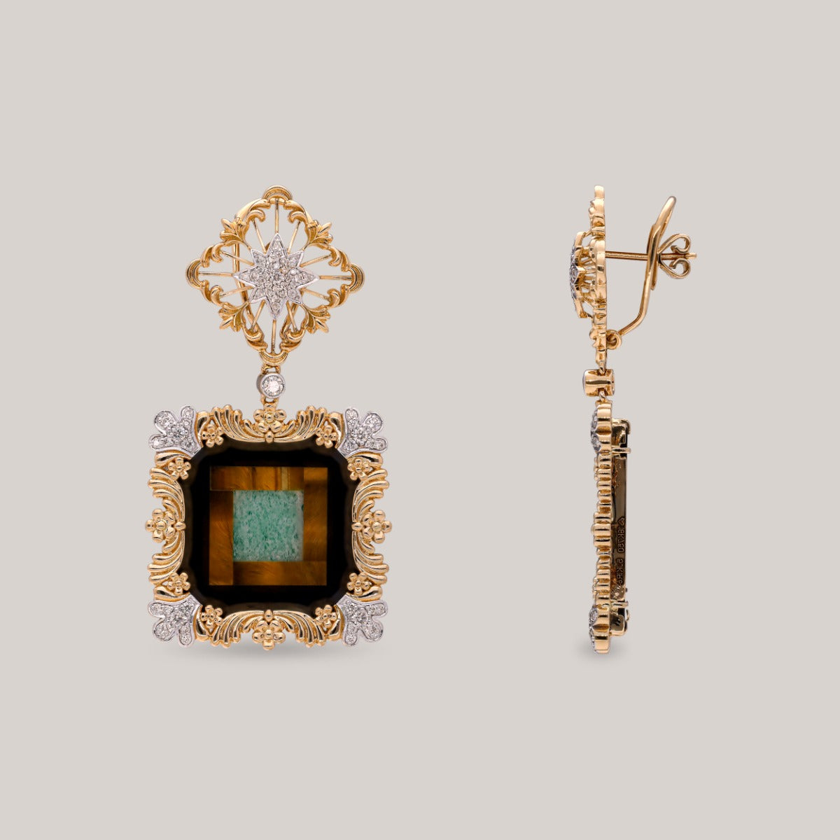 Earth’s Embrace Diamond Earrings