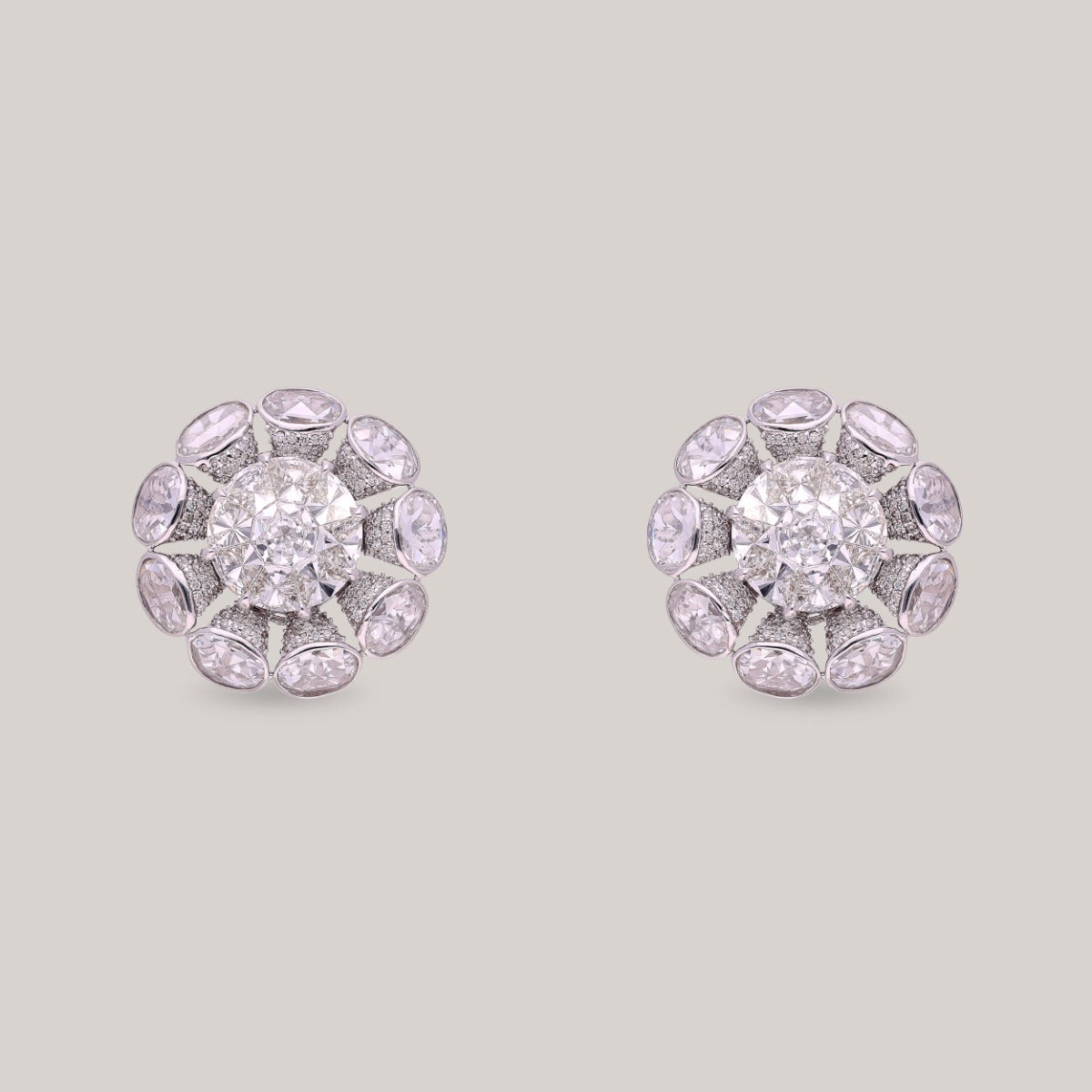 Petalburst Diamond Earrings