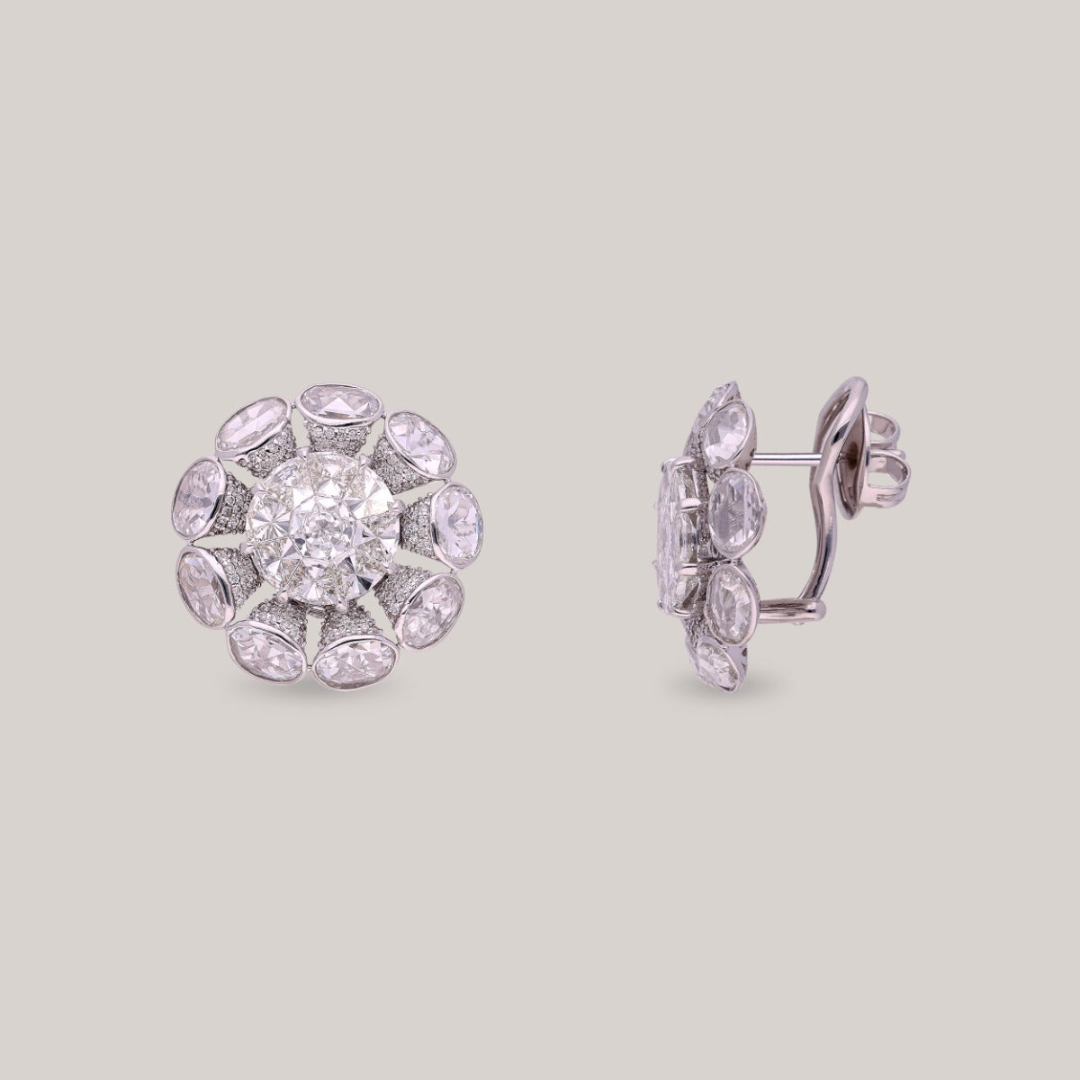 Petalburst Diamond Earrings