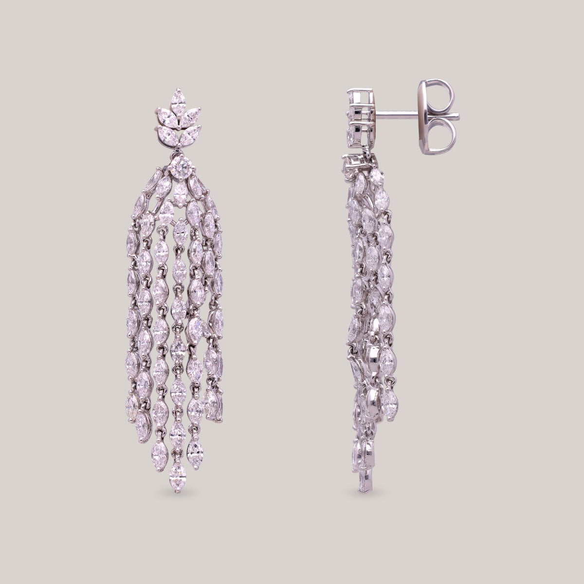 Whispering Diamond Earrings