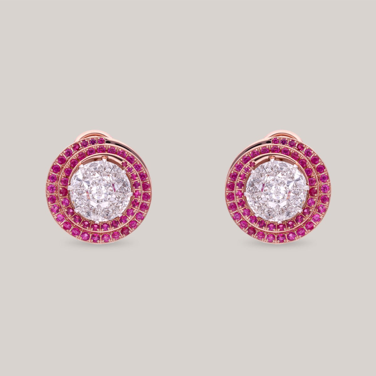 Ruby Illumina Diamond Earrings