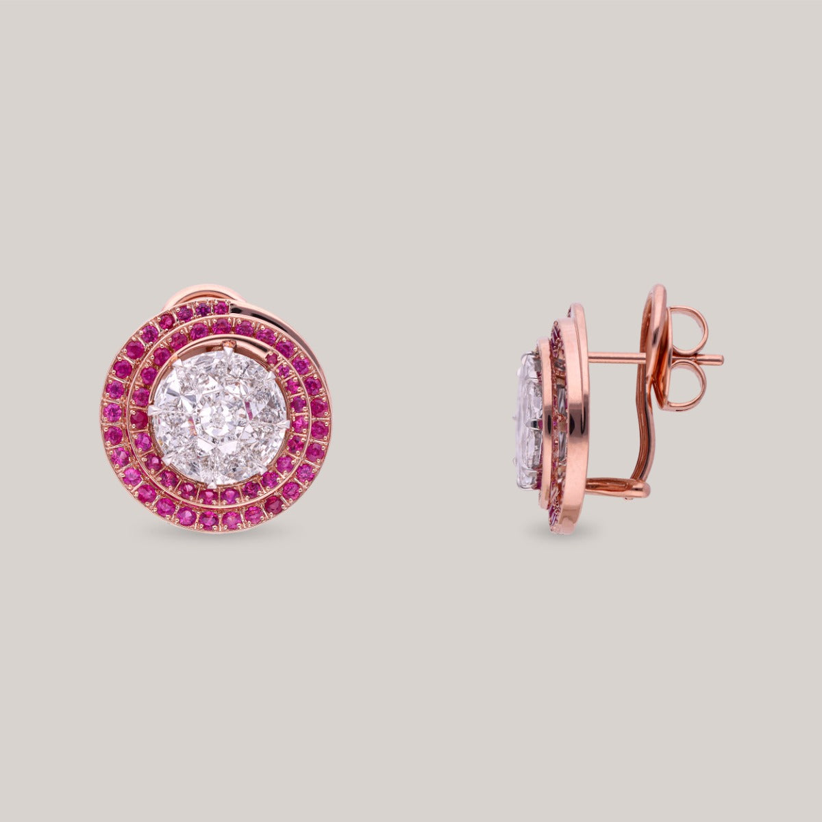 Ruby Illumina Diamond Earrings