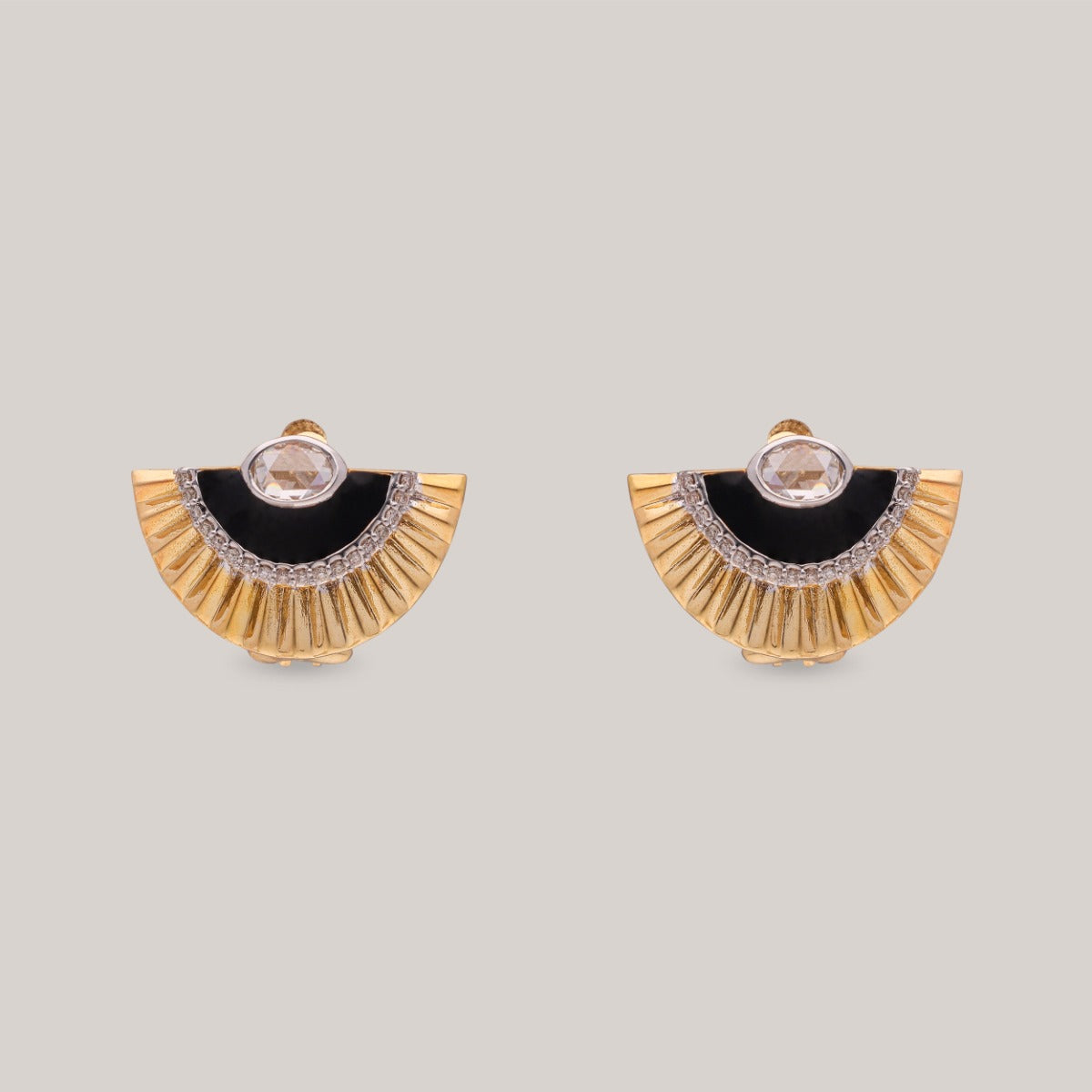 Celestial Fan Diamond Earrings