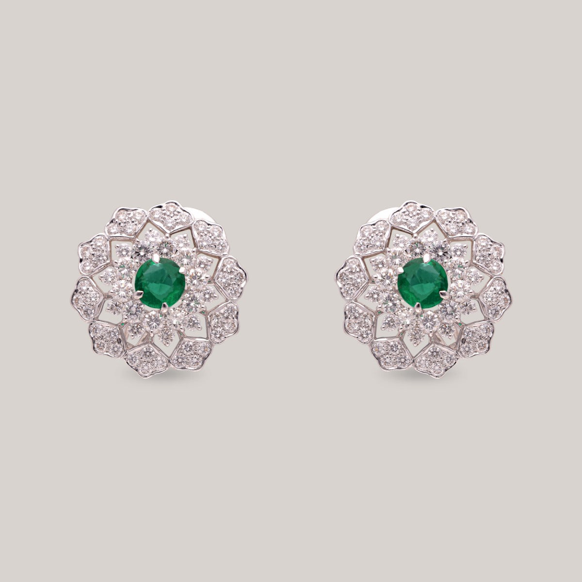Shamrock Diamond Earrings