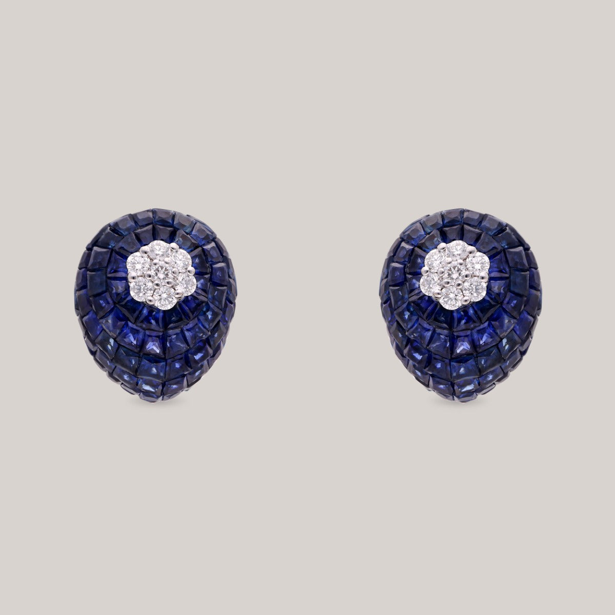 Ocean's Heart Diamond Earrings