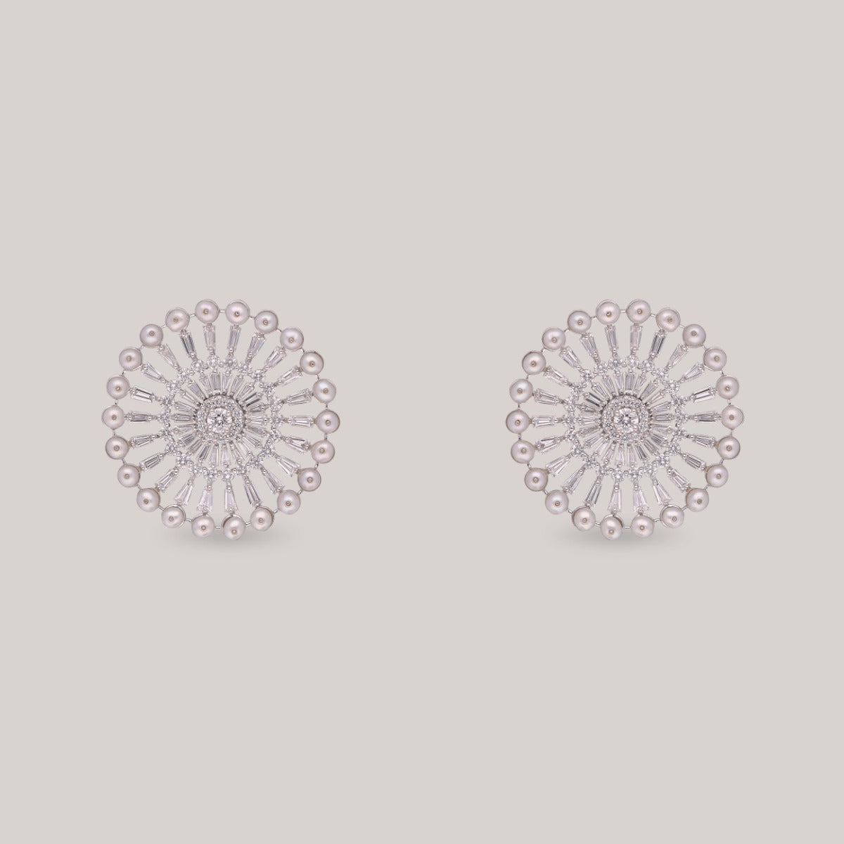 Filigree Bloom Diamond Earrings