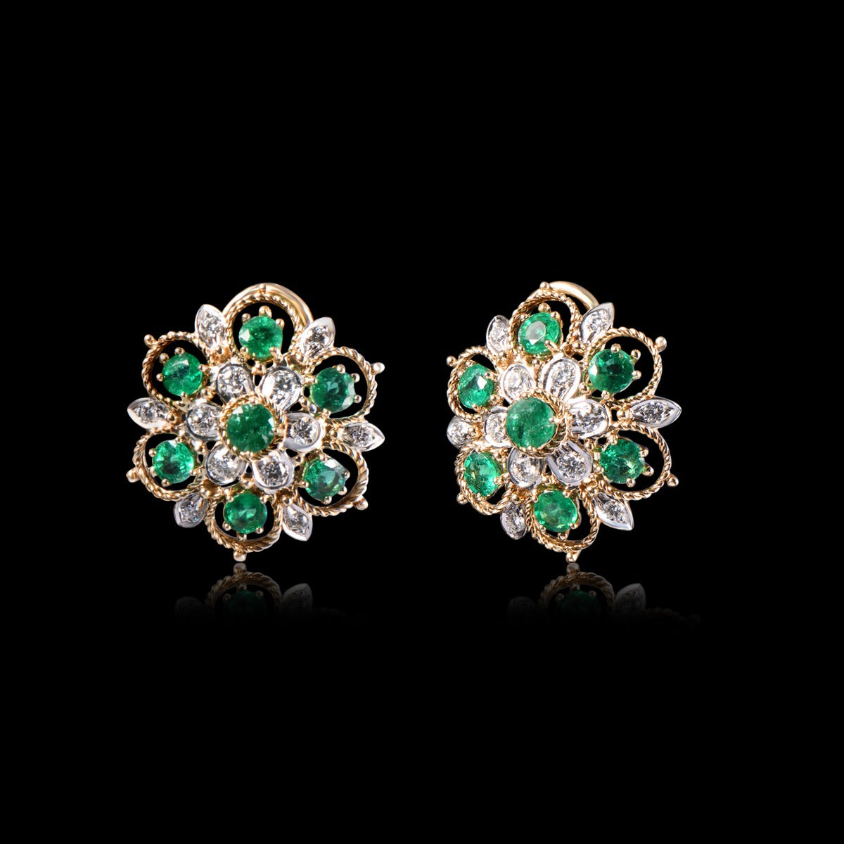 Magnolia Diamond Earrings