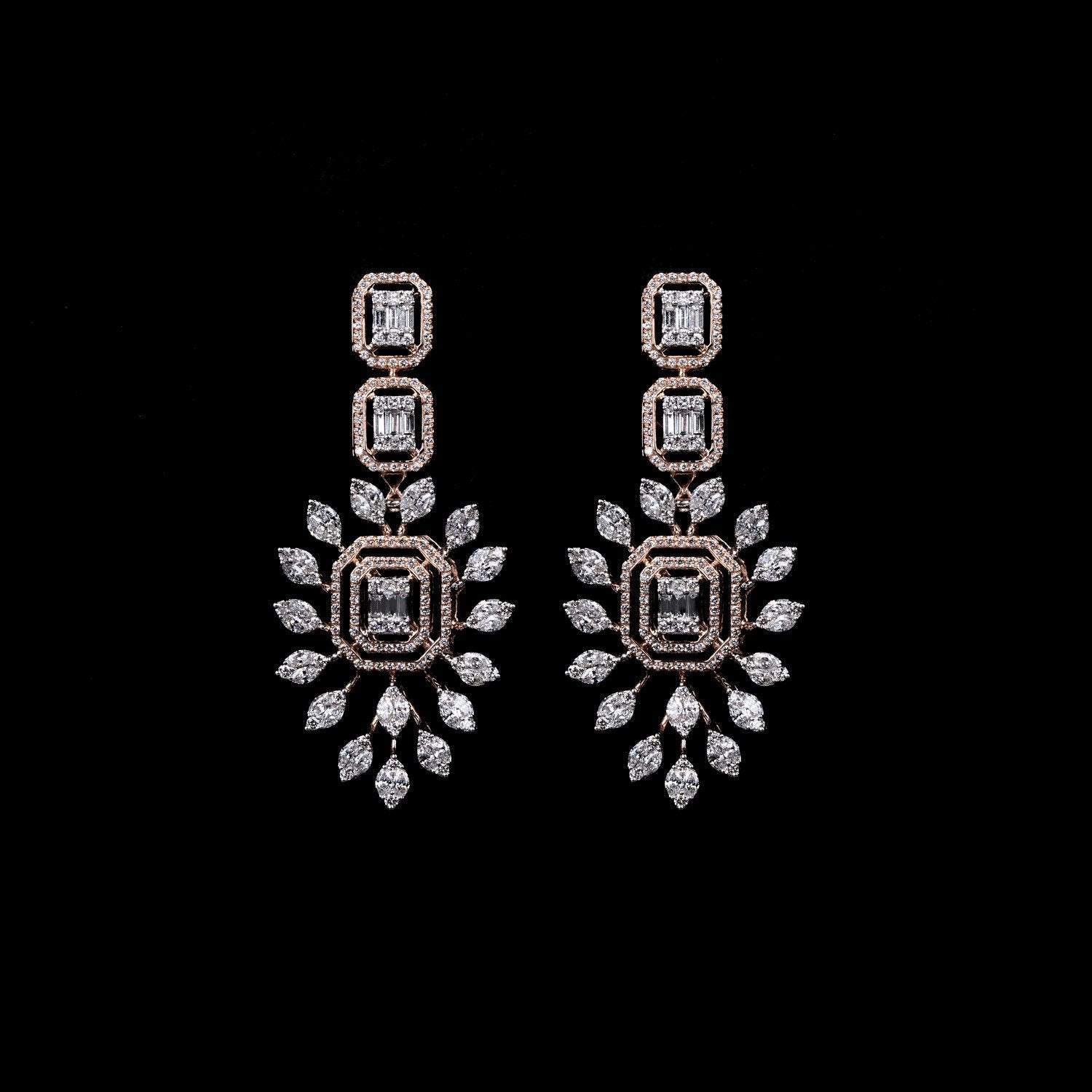 Amer Ornate Diamond Earrings