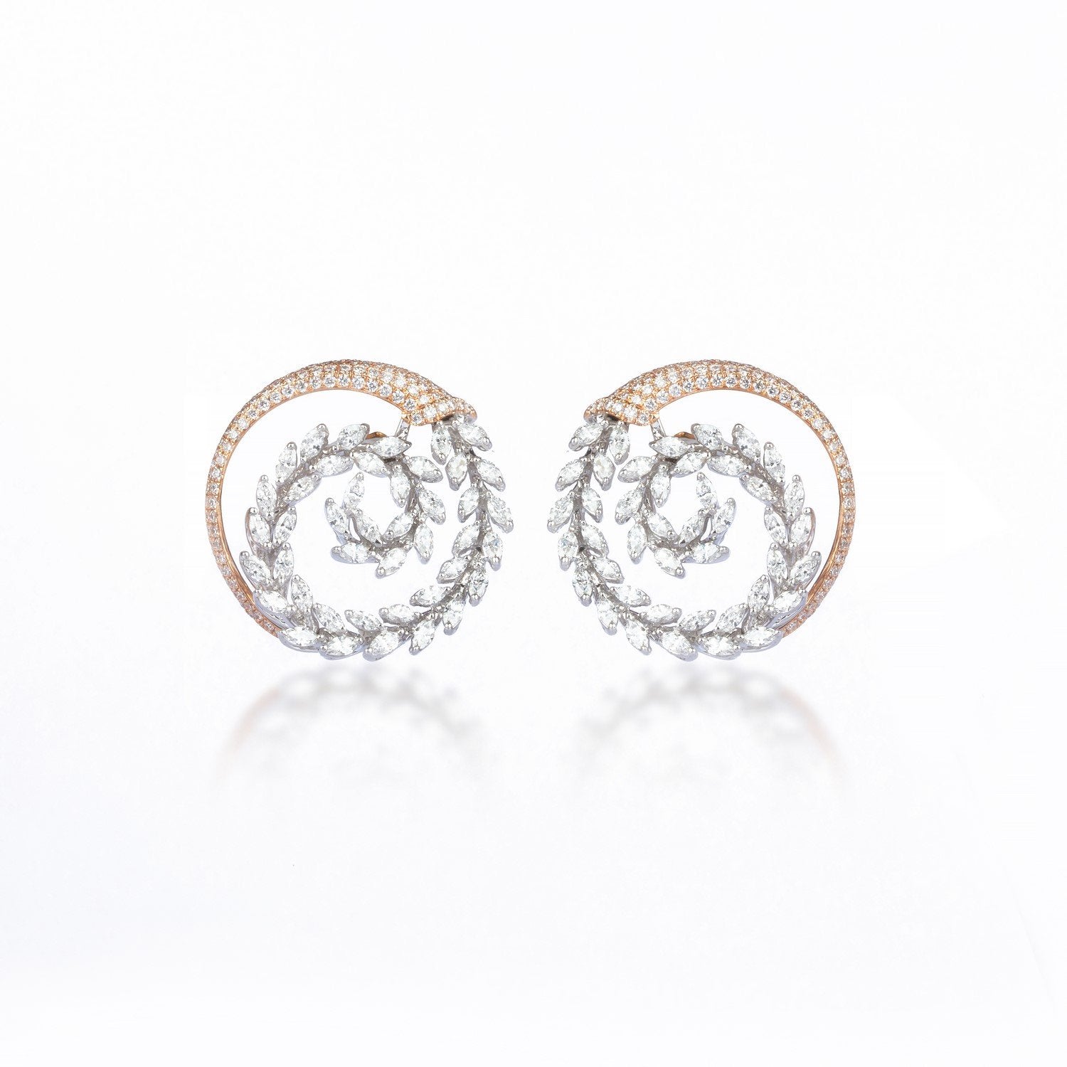Spark Circlet Diamond Earrings