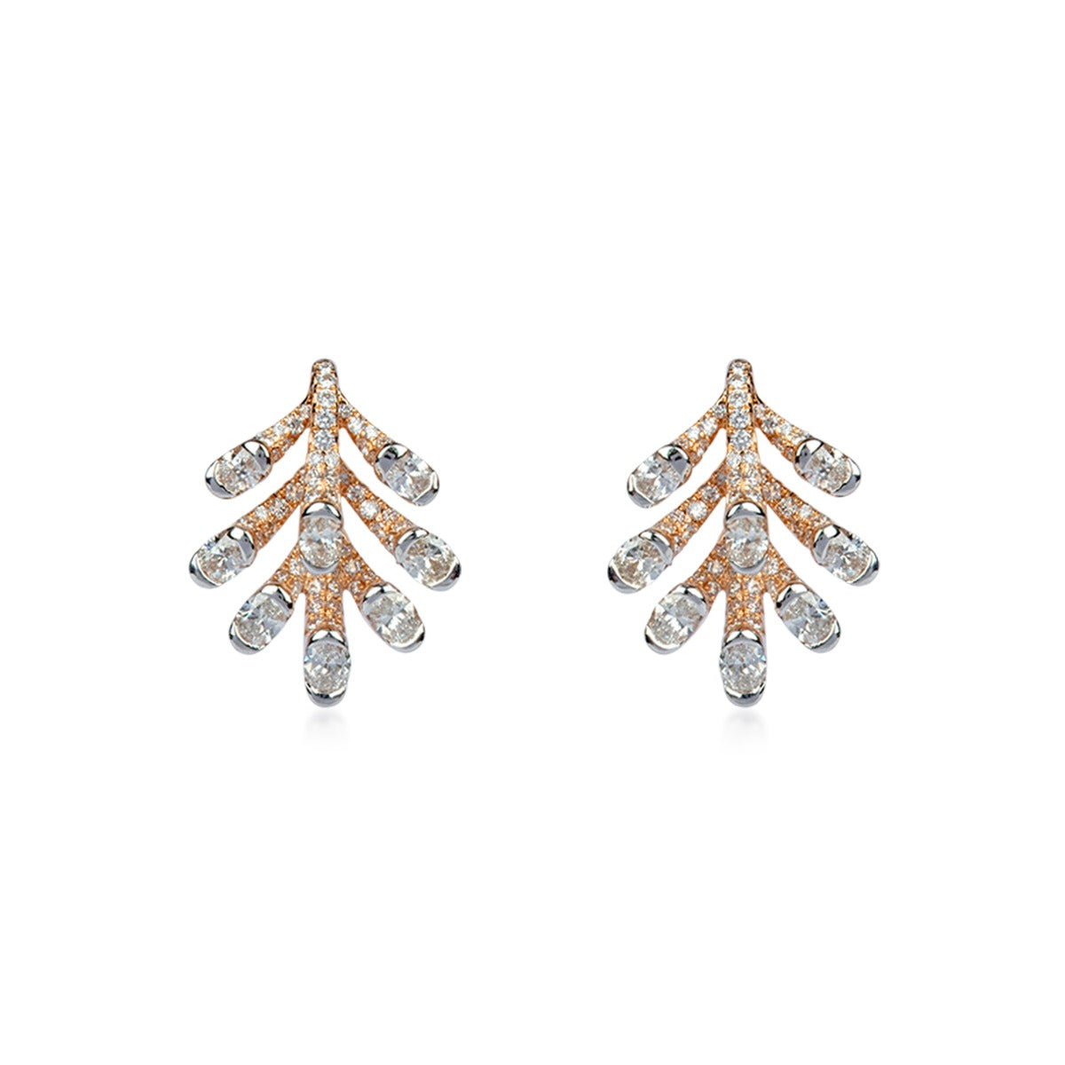 Spring Dew Drops Diamond Earrings