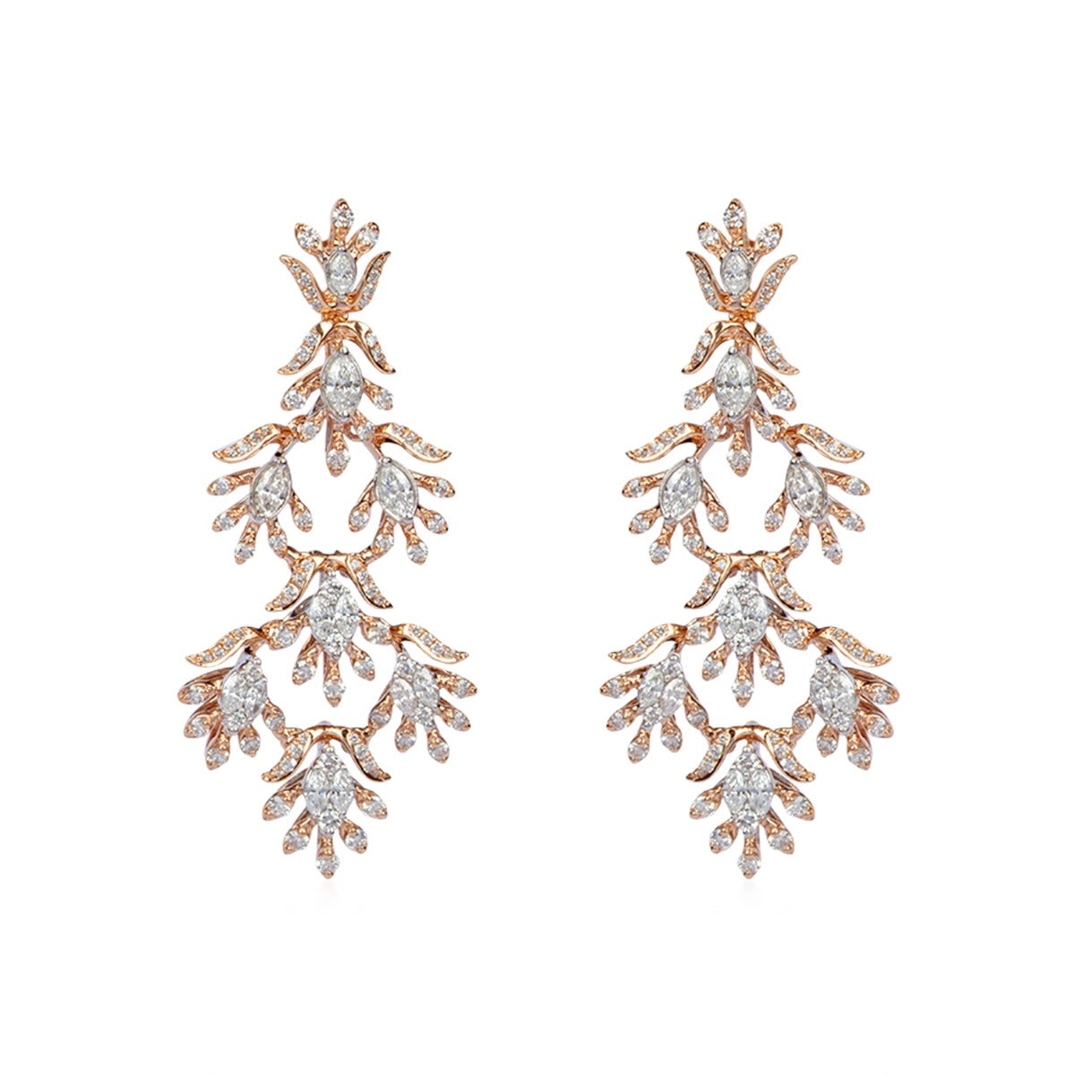 Starburst Diamond Earrings