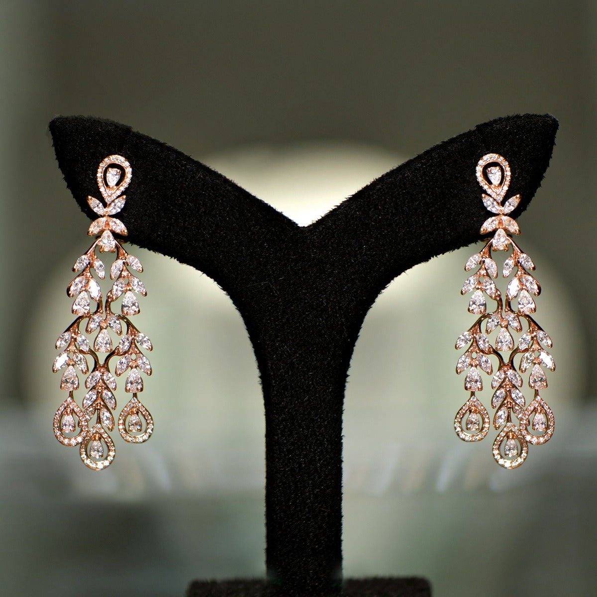 Fluttery Flies Diamond Earrings