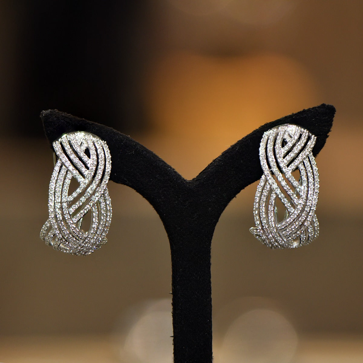 Woven into Diamond Necklace Set