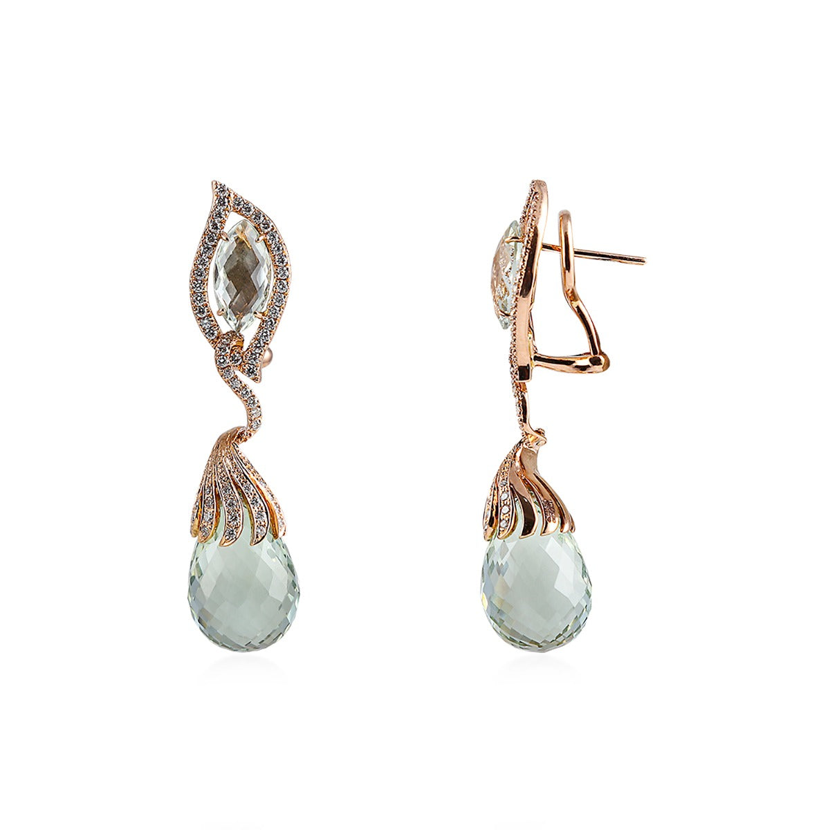 Pearl Wisdom Diamond Earrings