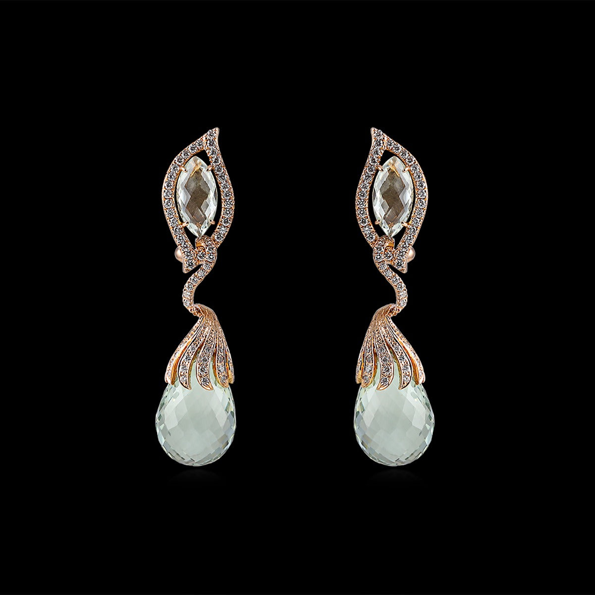 Pearl Wisdom Diamond Earrings