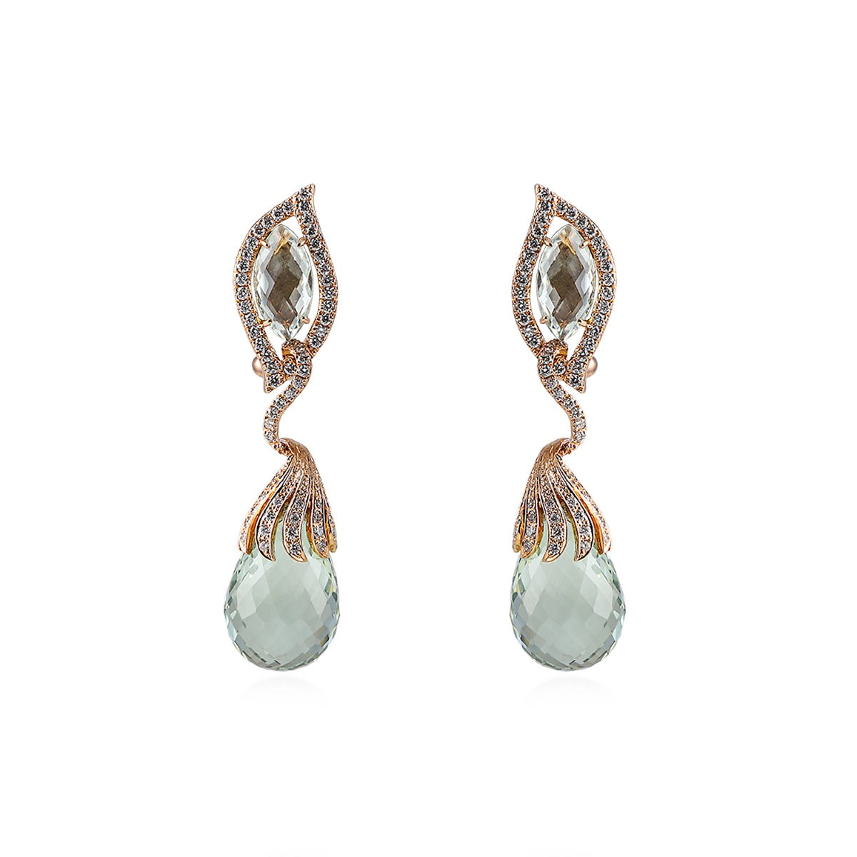 Pearl Wisdom Diamond Earrings
