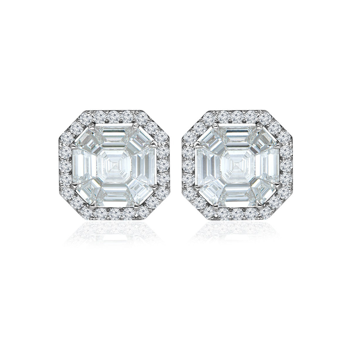 Glitzy Stud Earrings