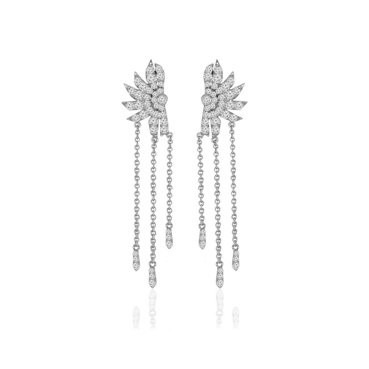 Blossom Chandelier Diamond Earrings