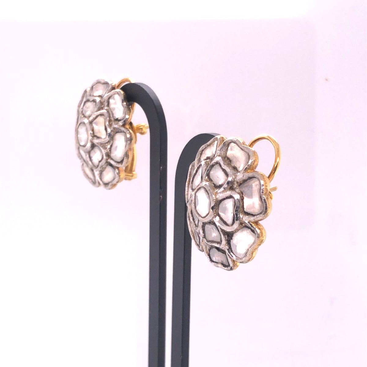 Bloom Gloom Polki Earrings