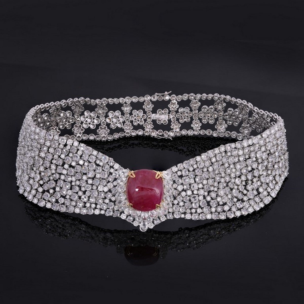 Red Panache Diamond Choker
