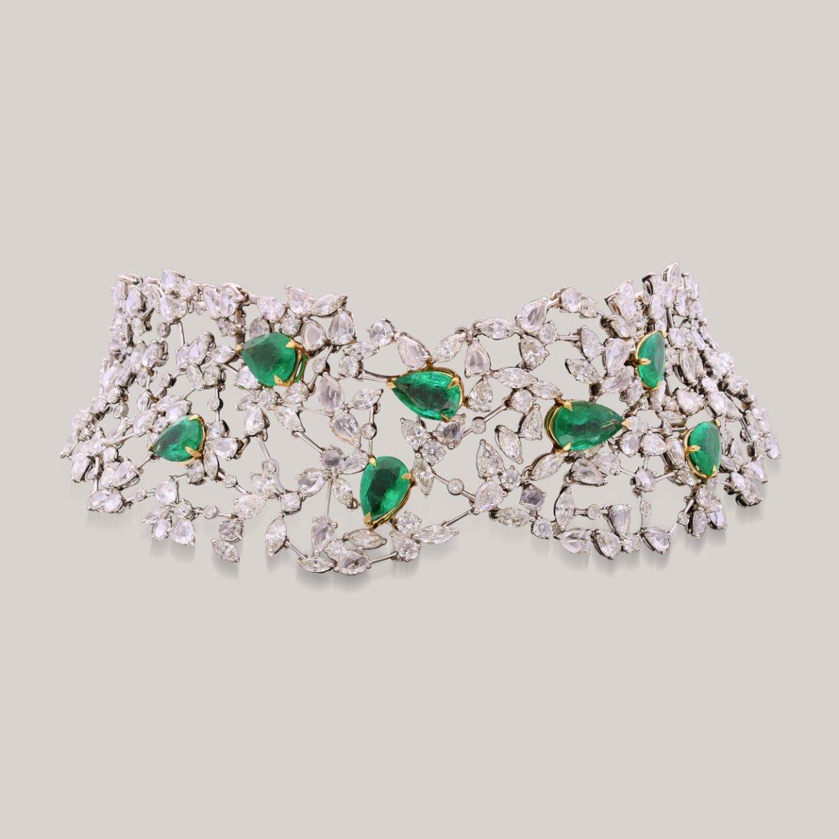 Emerald Diamond Choker