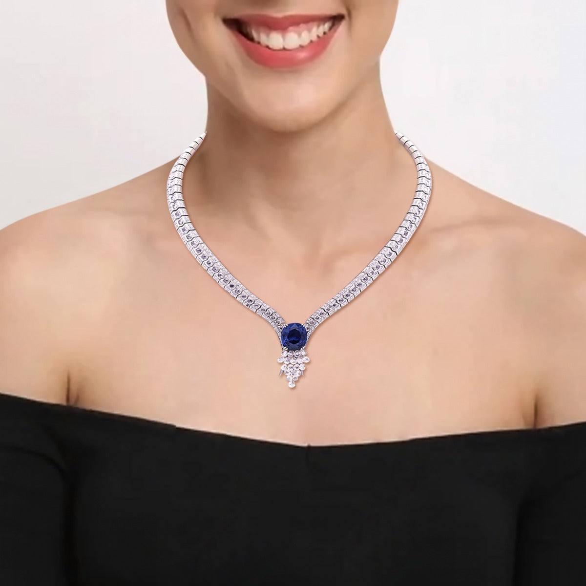 Blue Island Diamond Necklace