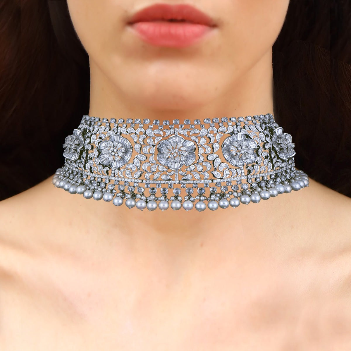 Diamond Island Shimmer Choker