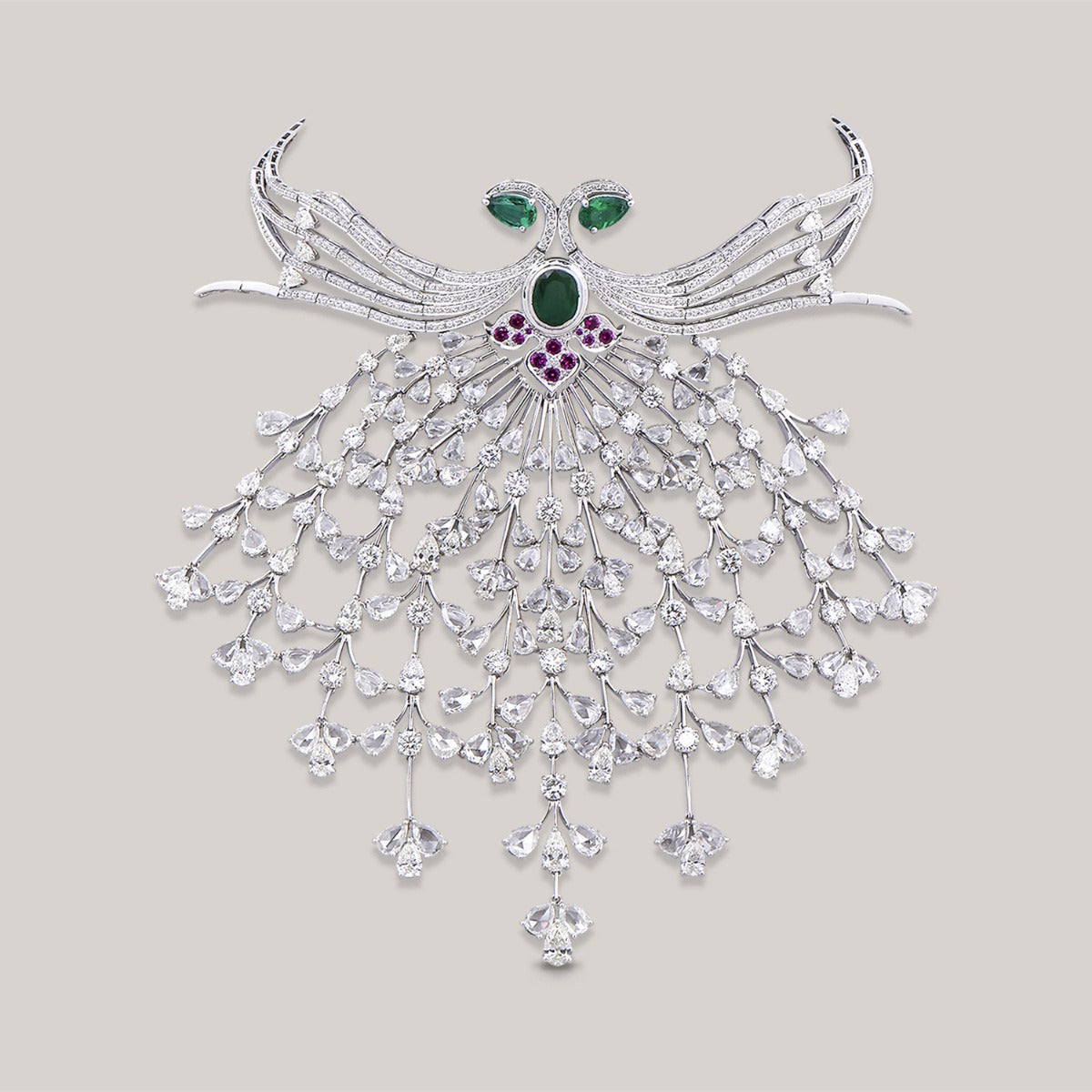 Queenly Diamond Grand Necklace