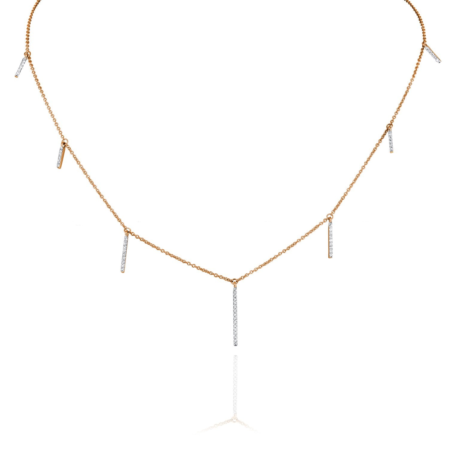 Stringed Diamond Pendant