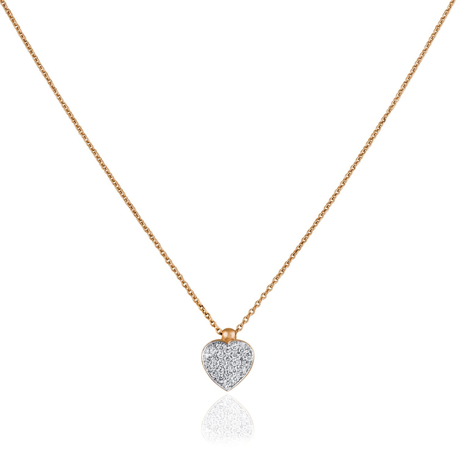 Quiver Heart Diamond Pendant