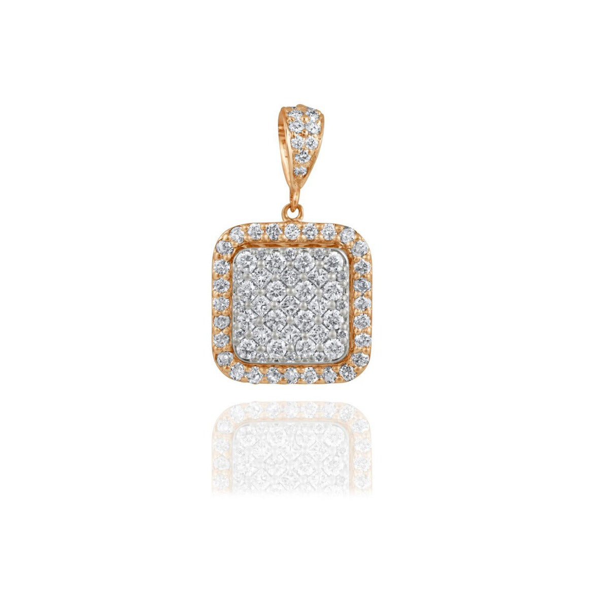 Square Diamond Pendant