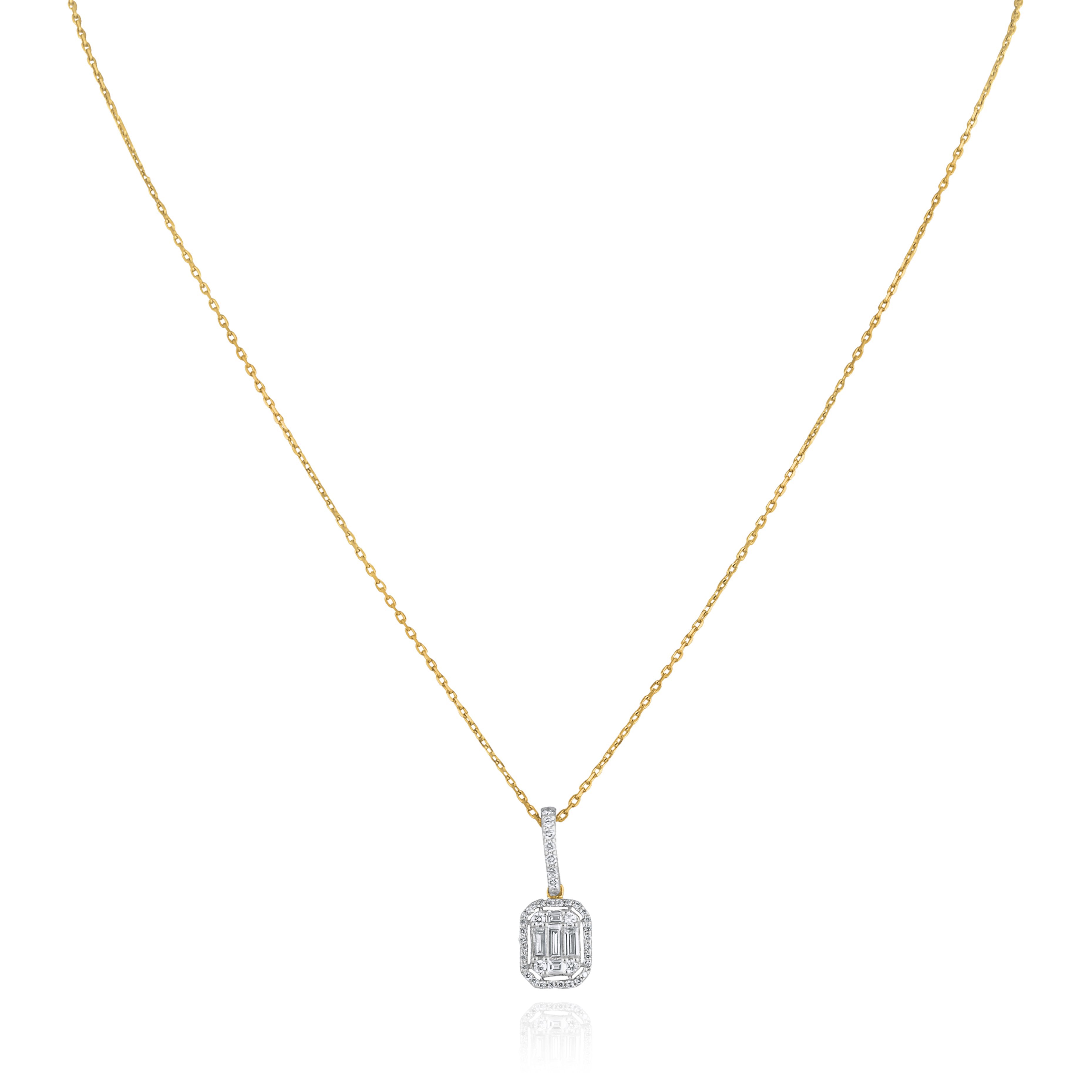 Upright Diamond Pendant