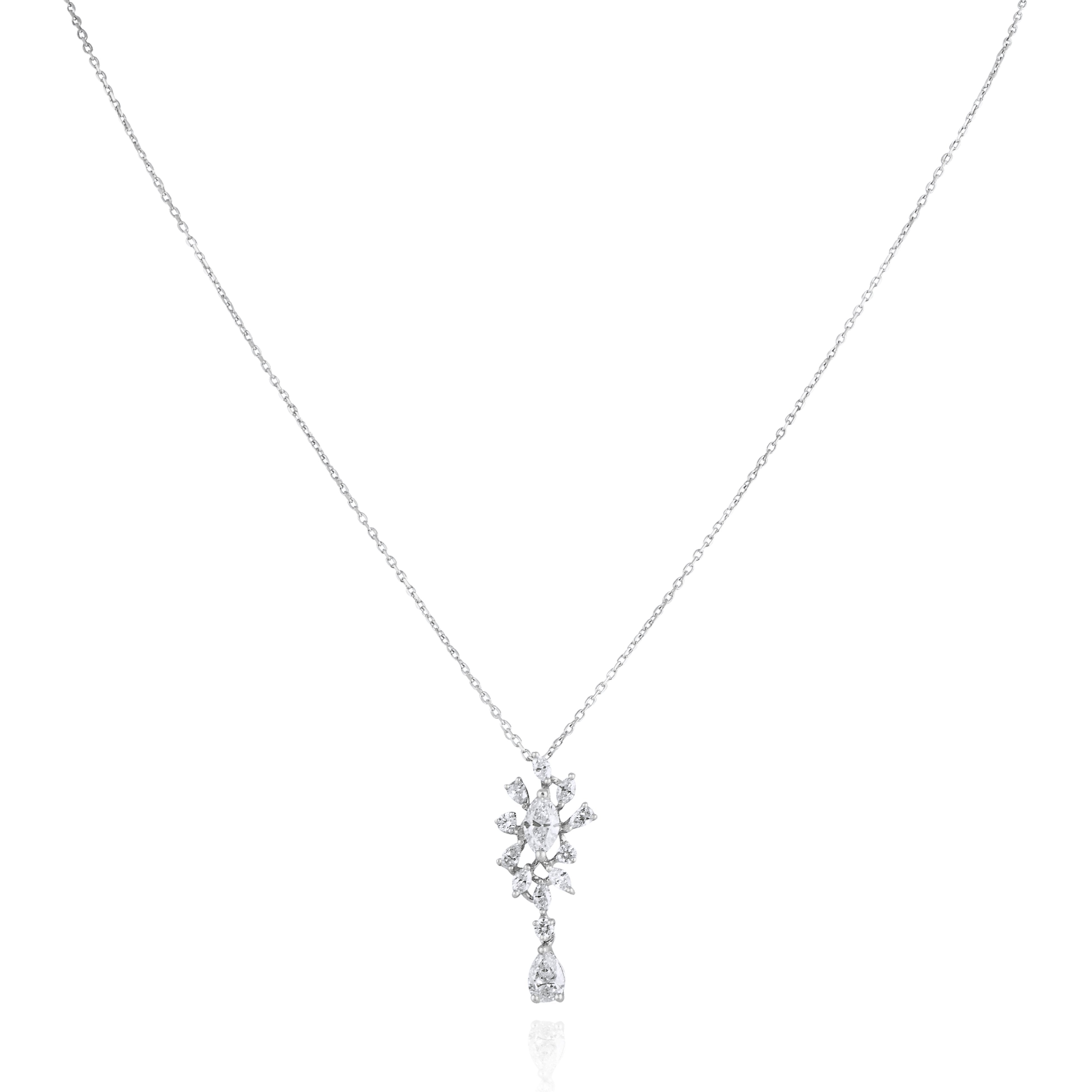 Flower Pot Diamond Pendant