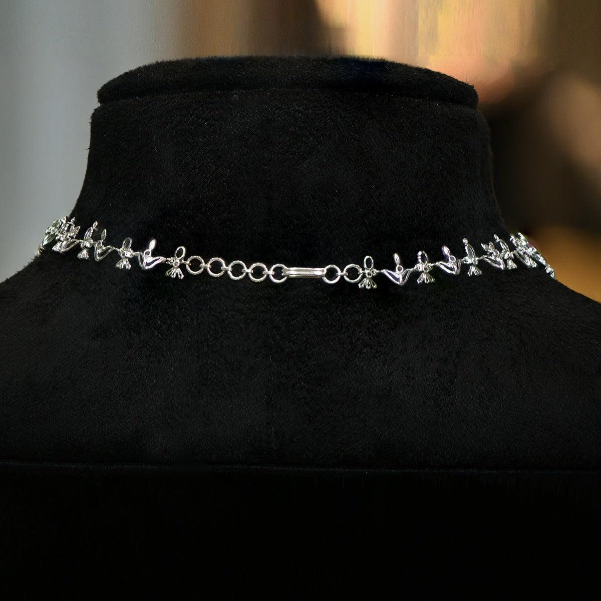 Pink Core Diamond Necklace Set