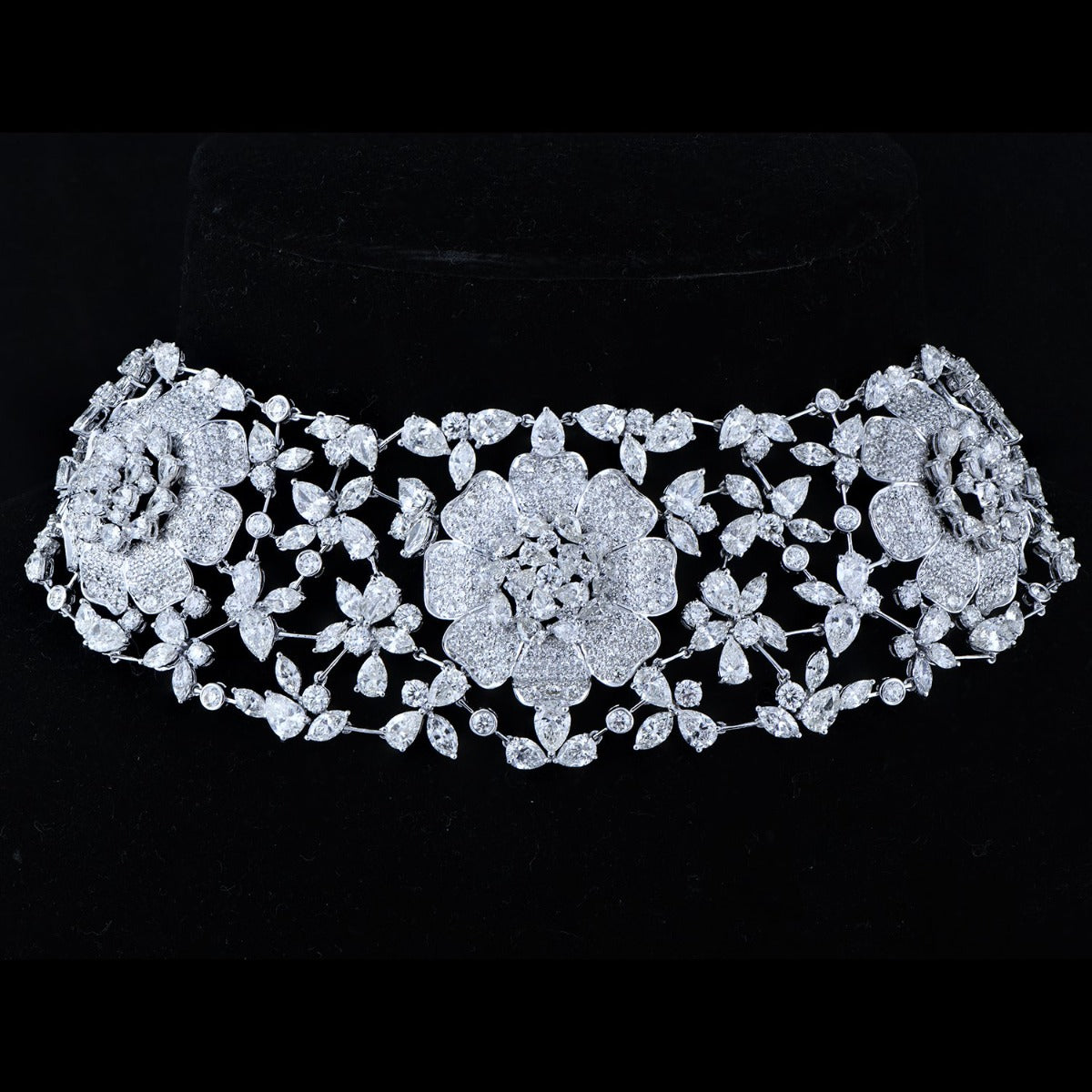 Petals Perfume Diamond Choker