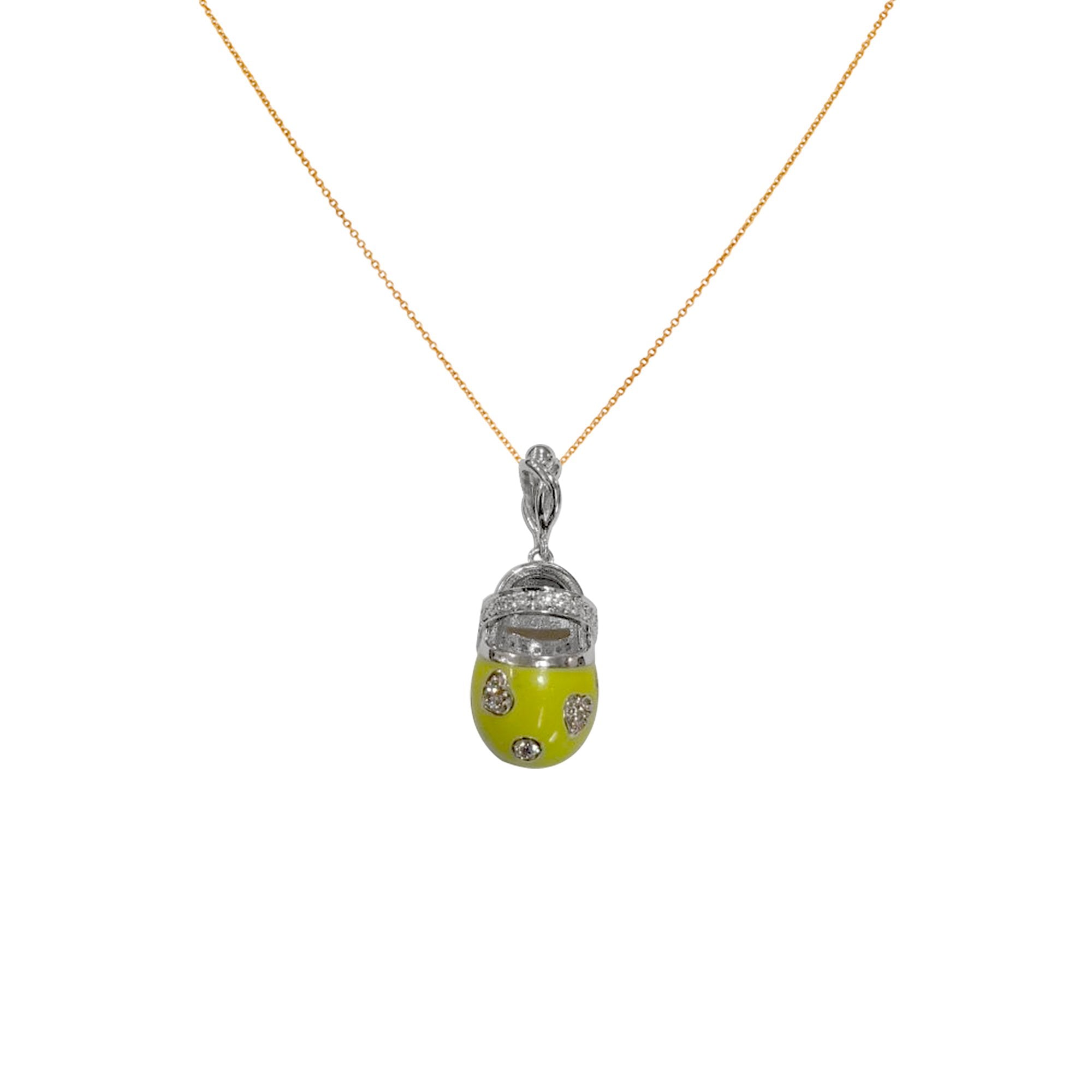 Lemon Yellow Stone Pendant