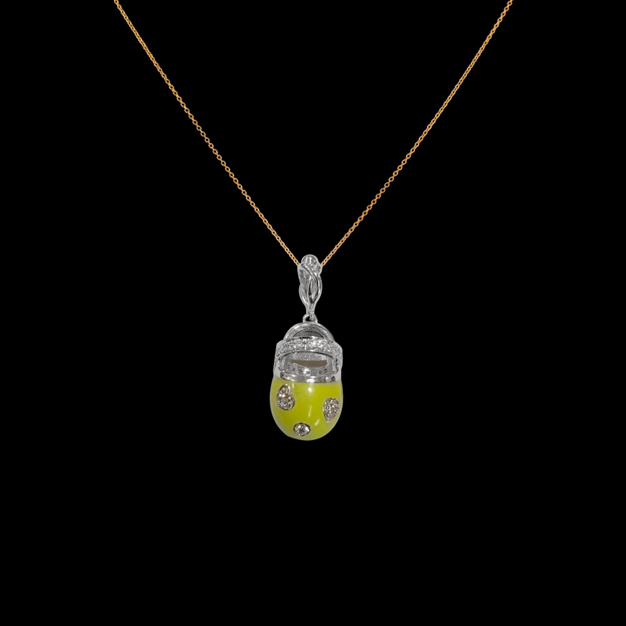 Lemon Yellow Stone Pendant