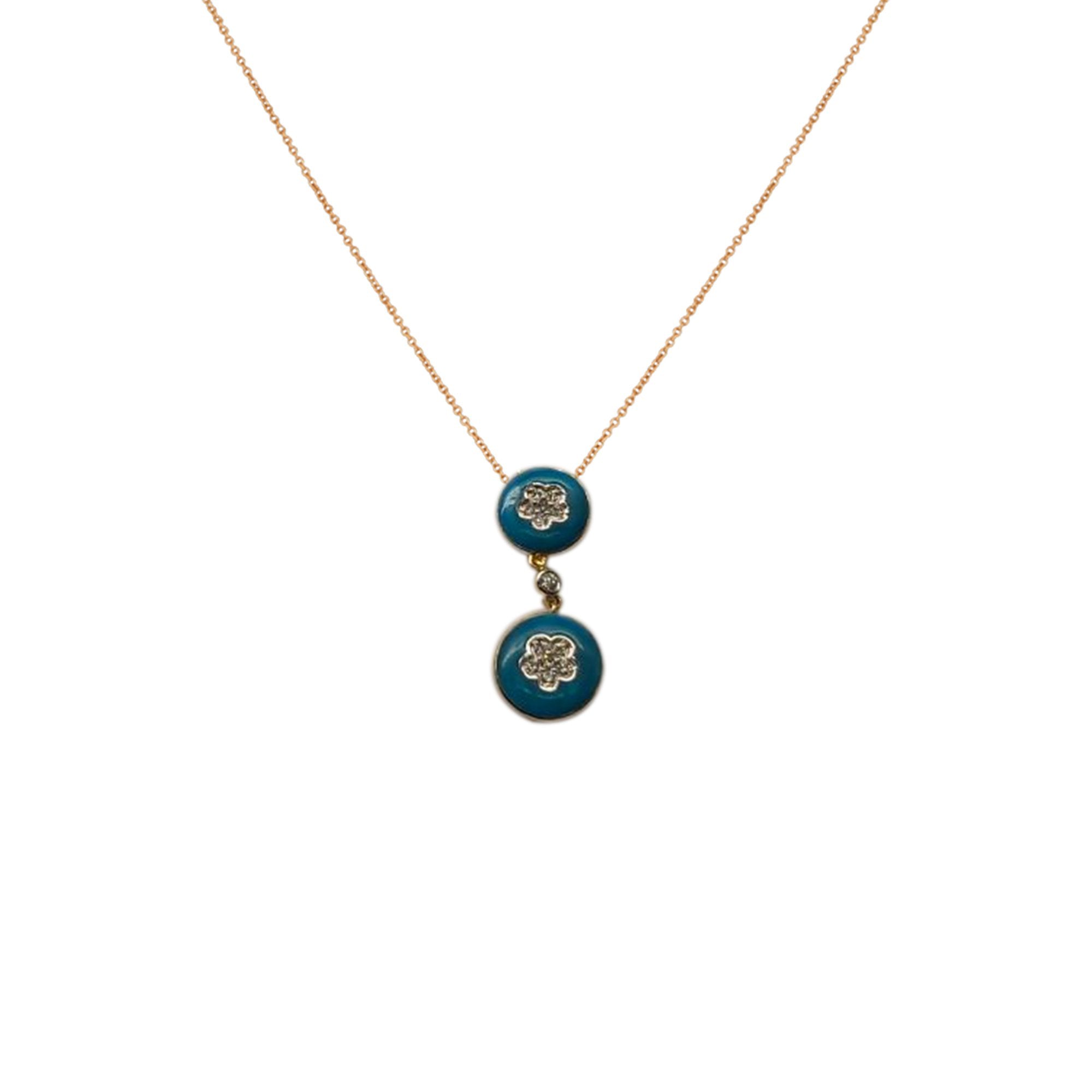 Two Stoned Pendant
