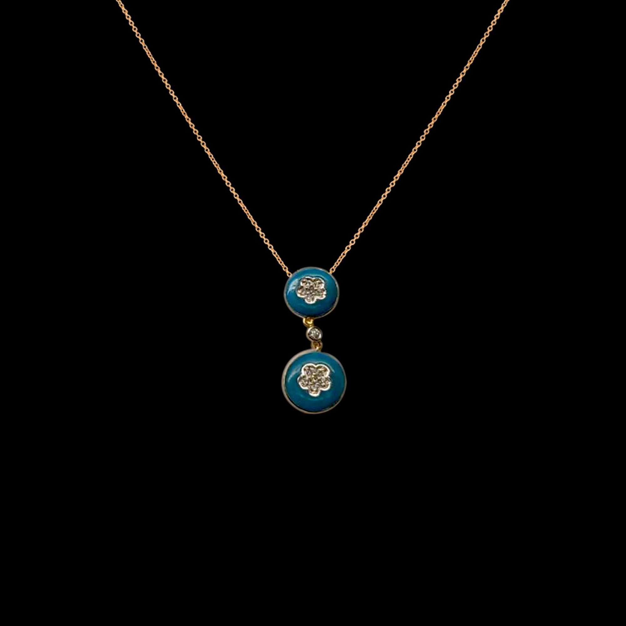 Two Stoned Pendant