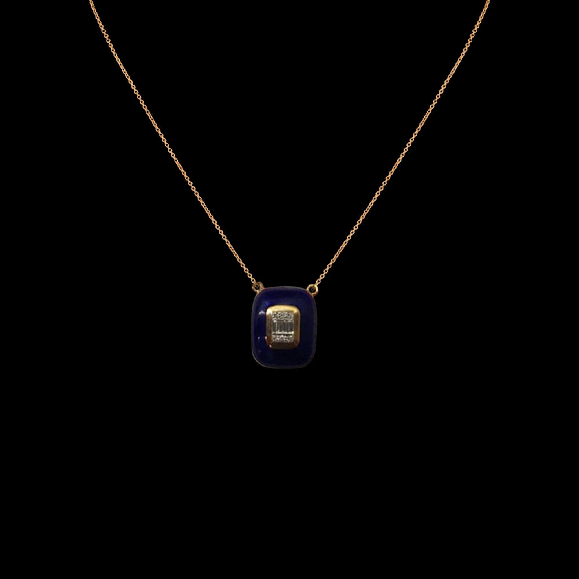 Plaque Stone Pendant