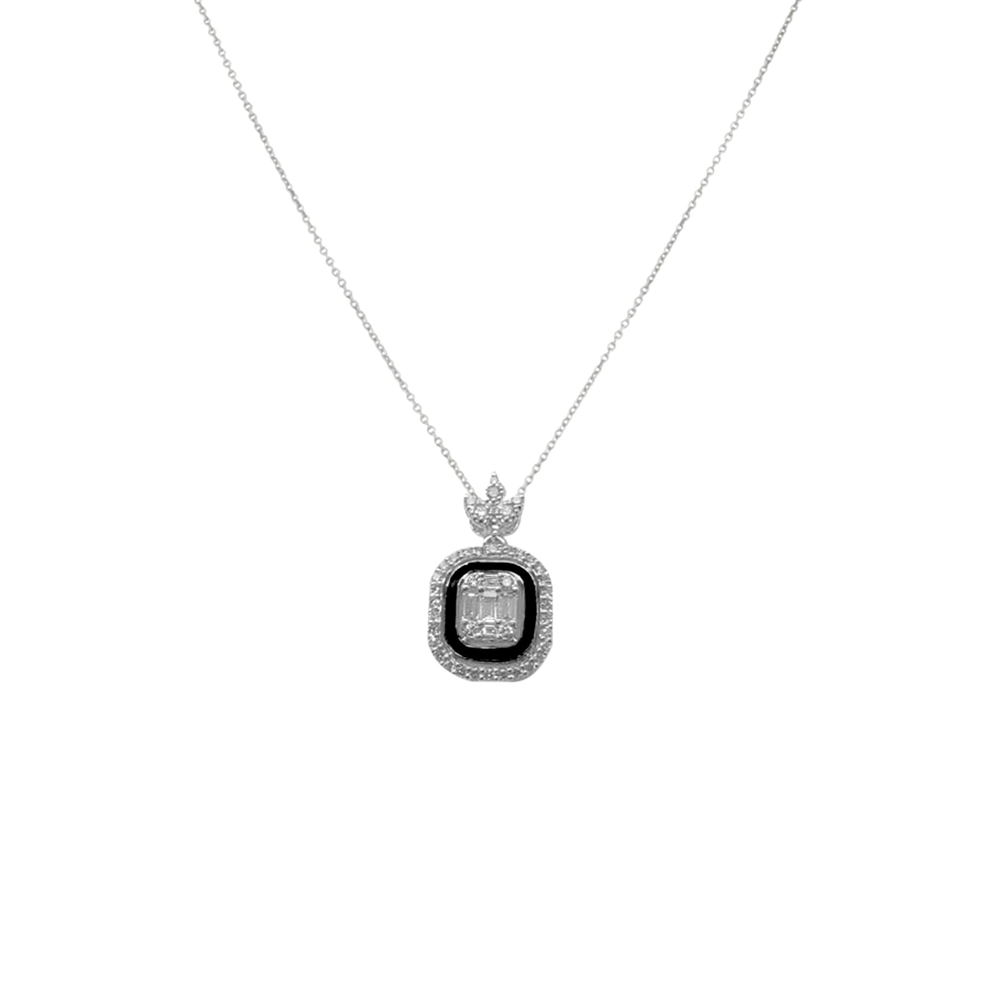 Black Couture Diamond Pendant