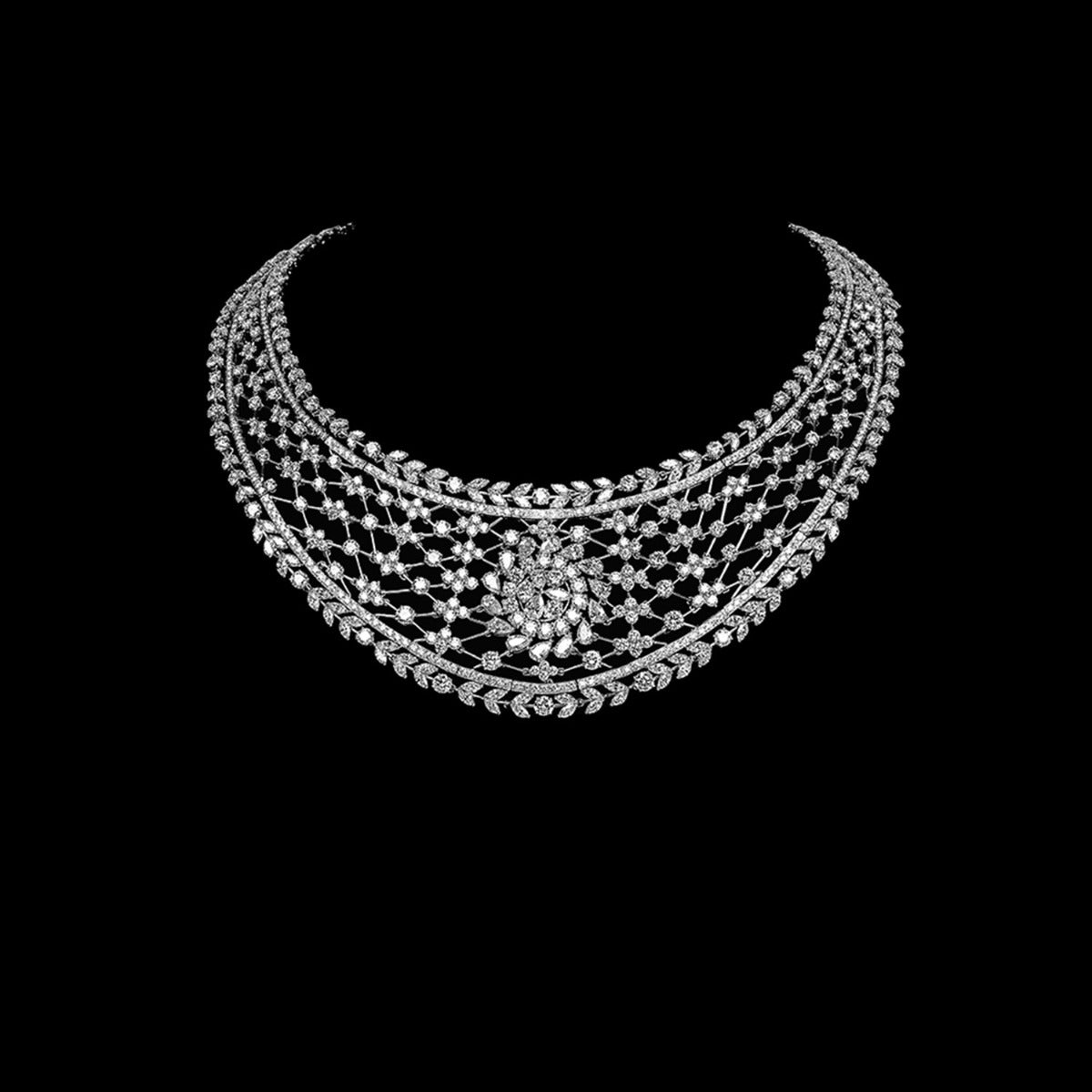 Espalier Diamond Necklace