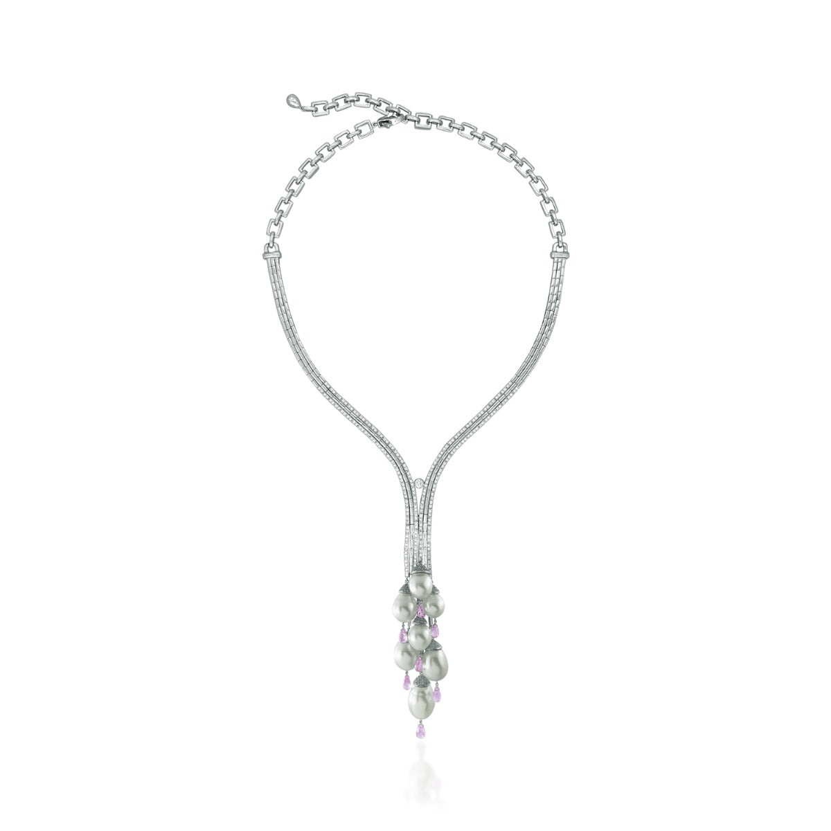 Sterling Diamond Necklace